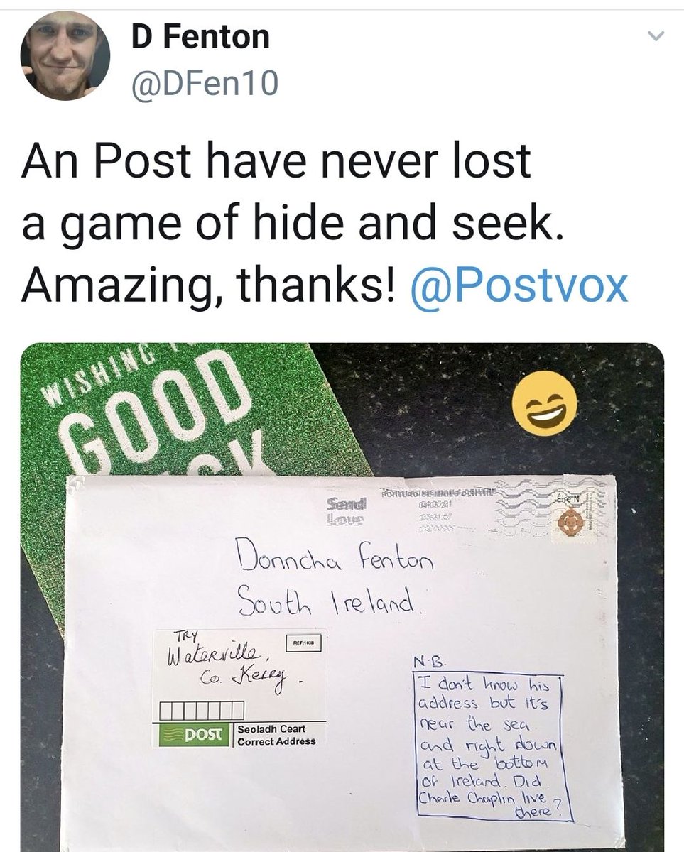 We just had to share this tweet of the week😂 BRAVO An Post👏🤣 

#dinglesleaheadtours #ringofkerry #rok #kerry #kerryonus #wildatlanticway