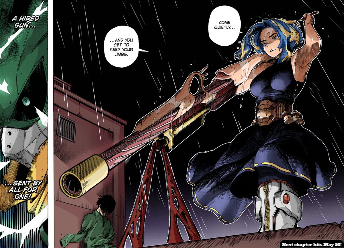 ♡sniper様♡専用♡ MHASpoilers . . . Coloured the Sniper Waifu from Ch 311! Fingers