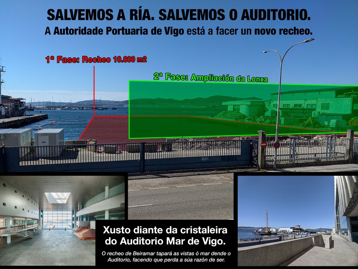 Xa marchou a draga, e sabemos o que toca despois. Imos parar o recheo de Beiramar ou non? Compartide esta imaxe, preguntádelles ós vosos representantes políticos se están de acordo ou se pensan detelo. Somos moitos en contra desta desfeita; terán que escoitarnos.