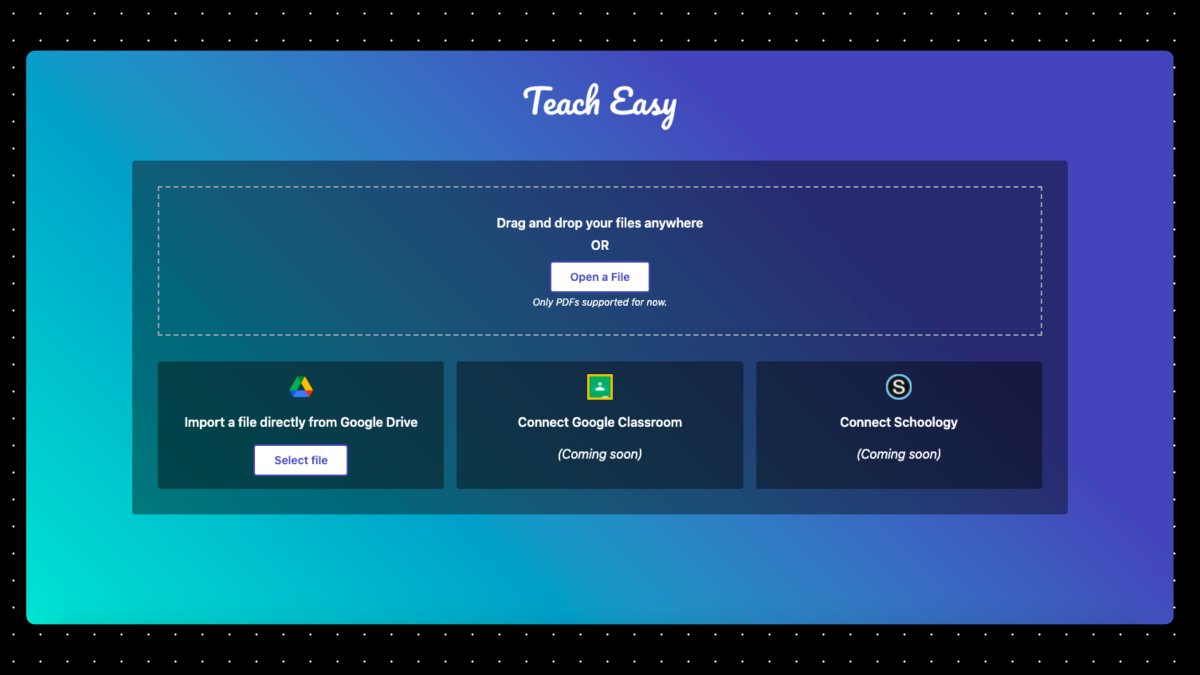 TeachEasyApp's tweet image. There&apos;re a lot of new updates on Teach Easy that we shipped last week...

Prepping up to send these product updates to our users.

Signup now and see it yourself at teacheasyapp.com