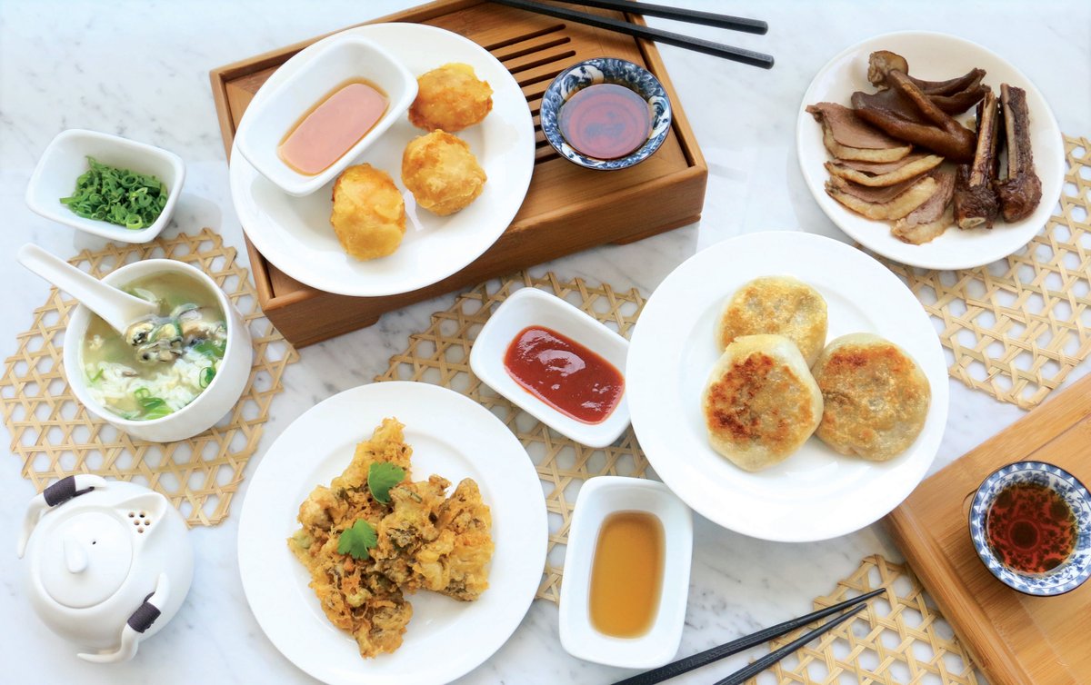 JWMarriottHK's tweet photo. In search of authentic #ChiuChow dishes in town? Why not visit The Lounge and taste them all? Highlights include Pan-fried Oyster Cake, Chinese Chives Dumplings, Marinated Goose in Brine Sauce and more, available in our lunch buffet this May and June. 

#JWmarriotthk https://t.co/5M8EIx2EtY