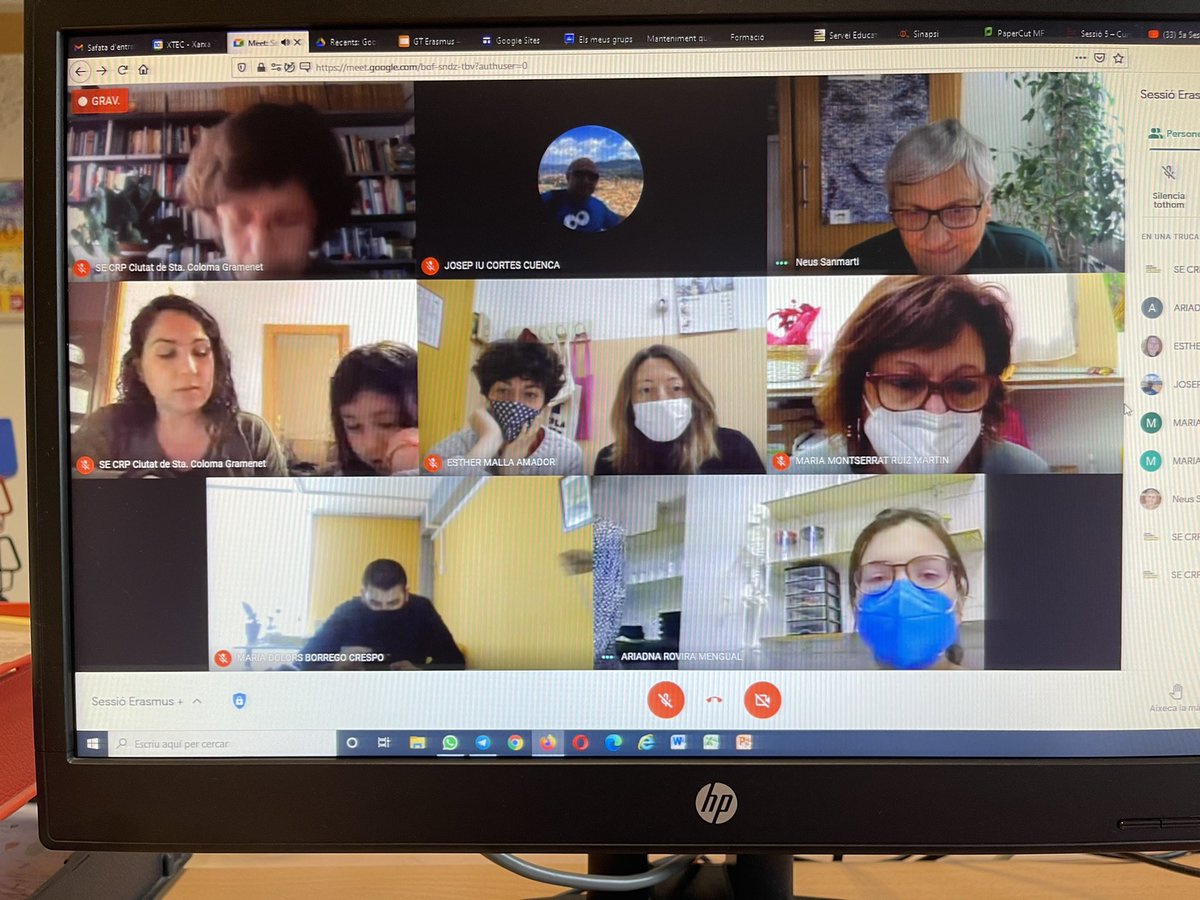 crpsantacolomag's tweet photo. Treballem com compartir l’avaluació amb les famílies a la sessió d’avui del GT #ErasmusPlusScg @sepiegob @crpsantacolomag @EscolaTanit @InsTorrent @SanmartiNeus https://t.co/zeJUuL0ZER