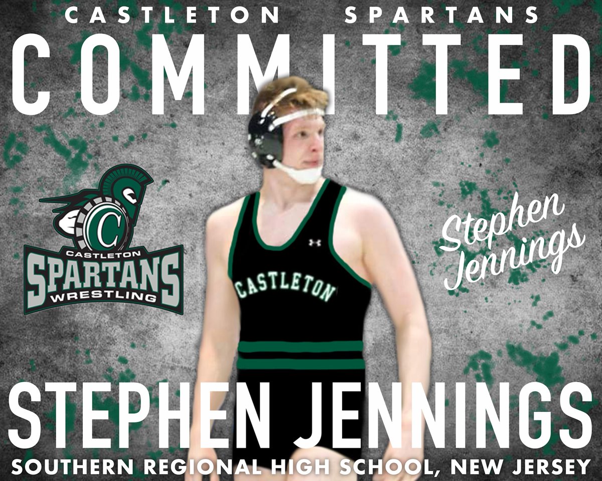 Congratulations <a href="/SRSDwrestling/">Southern Regional Rams Wrestling</a> Stephen Jennings on his commitment to Castleton State University in VT. Best of Luck! 
#RamPride🐏🤼‍♂️🗡🇺🇲 
<a href="/Bob_Badders/">Bob Badders</a> <a href="/DESPO_424/">DESPO</a> <a href="/TAPStaffordLBI/">TAPinto Stafford/LBI</a> <a href="/smfalk/">Steven Falk</a> <a href="/ACPressMulranen/">Patrick Mulranen</a> <a href="/TheMatPack/">The Mat Pack</a>
