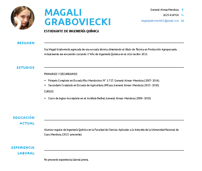 MGraboviecki's tweet photo. Hola! Les comparto mi VisualCV. @ICCFCAI @JorgeOndarra https://t.co/e24ojwEHKk