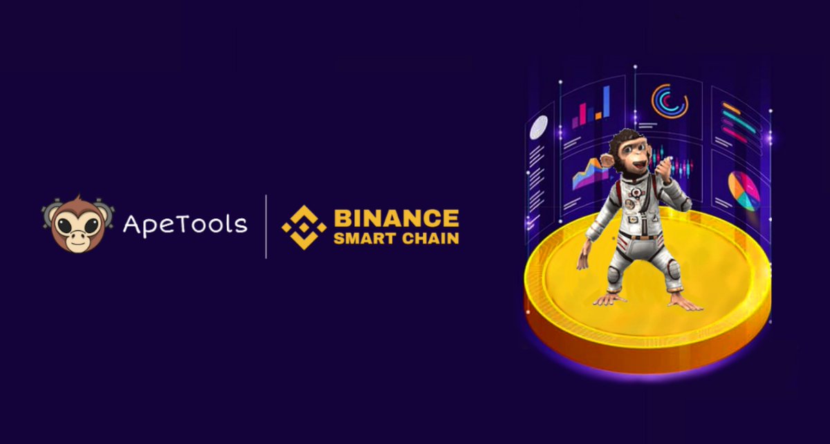 BNBSwap's tweet photo. .@ape_tools main purpose is a price tracker that will help you analyze the graph of smartcontracts you couldn't find. Tape provide data analysis &amp; investment control product whose features increase according to membership
Public Sale on 19 may
https://t.co/BpY9NWDgCF
#BSC #DYOR❗ https://t.co/LjiHCELIM1