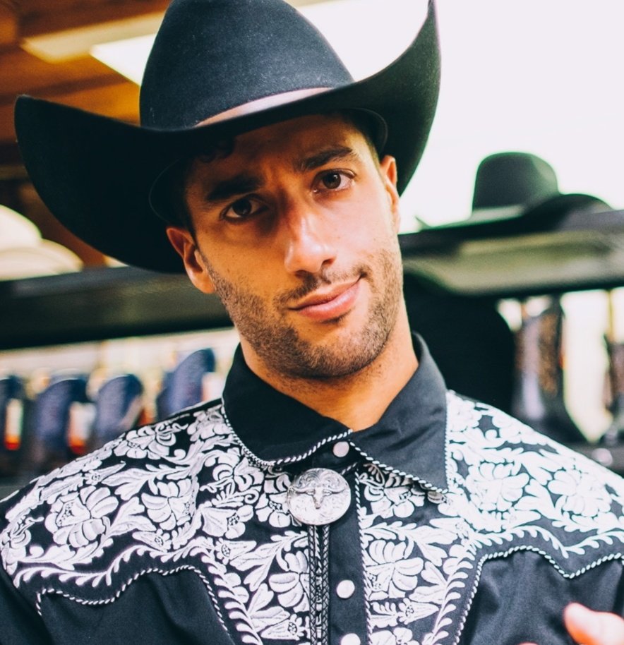 daniel ricciardo - cowboy like me you're a cowboy like me, never wanted love, just a fancy car