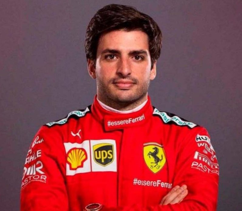 carlos sainz - red i still see it all in my head, in burning red 