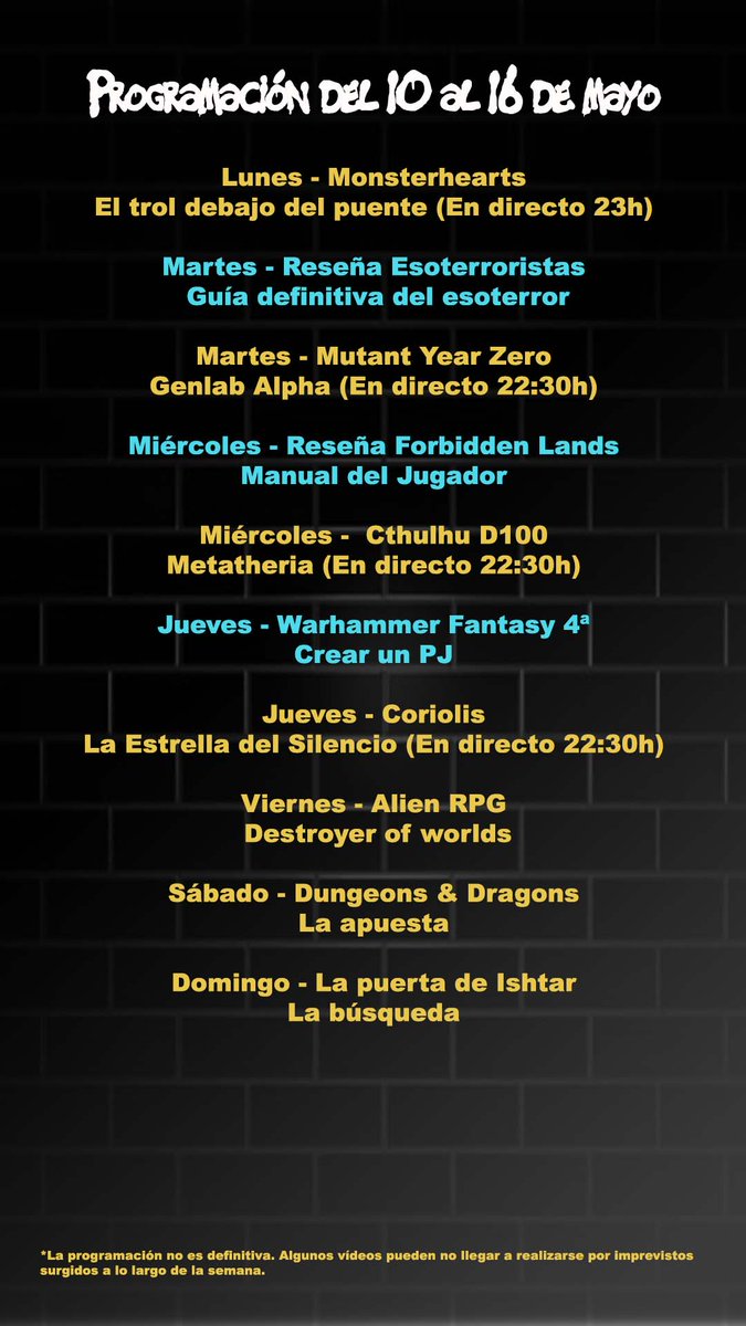 En5MinutosRol's tweet photo. ¡Regresamos con #VástagosdeShubNiggurath! ¡La banda se reúne de nuevo para darle fuerte a #Metatheria, el segundo capítulo de esta campaña de #CthulhuD100! Y no podéis perderos el estreno de Diego en nuestra sección de reseñas, con su opinión de #ForbiddenLands. https://t.co/BnVUxKwI9Q