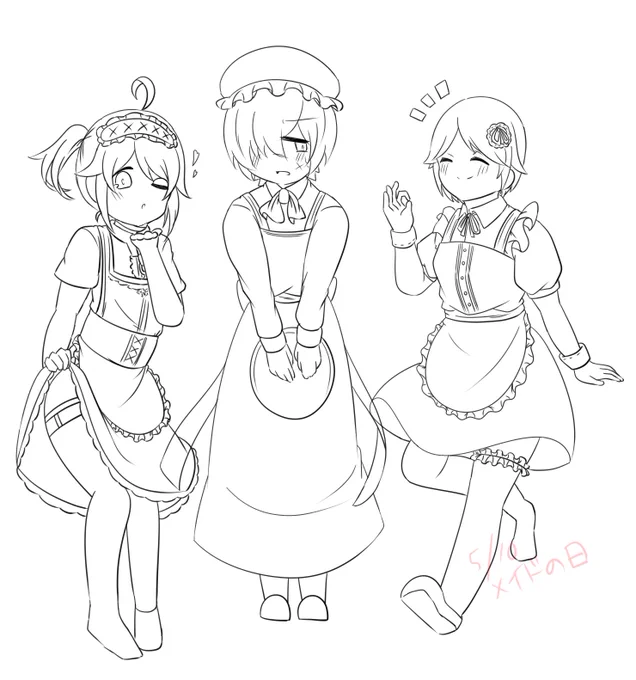 *女装注意
VAL組ちゃんたちにメイド服着てほしい 