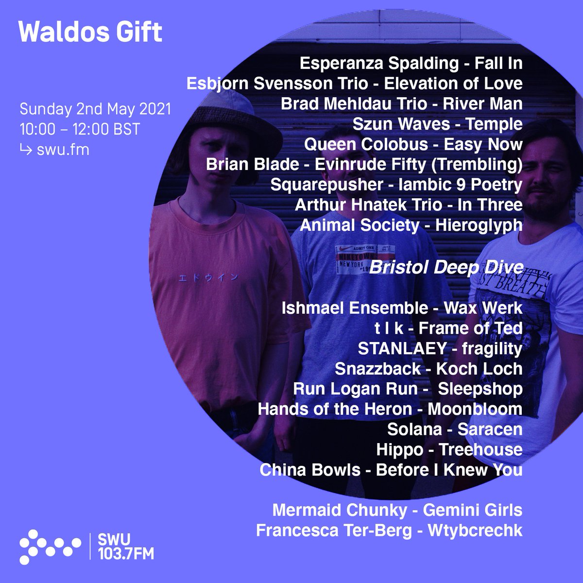 this month's @SWUFM show up now! 🐊 Pt1 of a deep dive into Bristol music, centered around @thegallibristol ft @RunLoganRunUK @WormDiscoClub @IshmaelEnsemble @HolysseusFly @StanlaeySound @chinabowlsmusic Plus 🔥🔥from @aHnatek and moooree