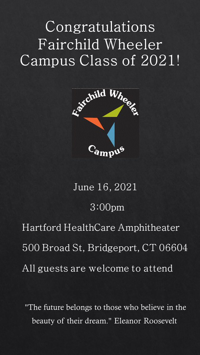 Graduation is June 16th.