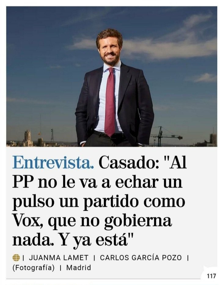 ivanedlm's tweet photo. El PP prefiere entenderse con el PSOE antes que con Vox, y ya está. https://t.co/B6YuCDPsYY