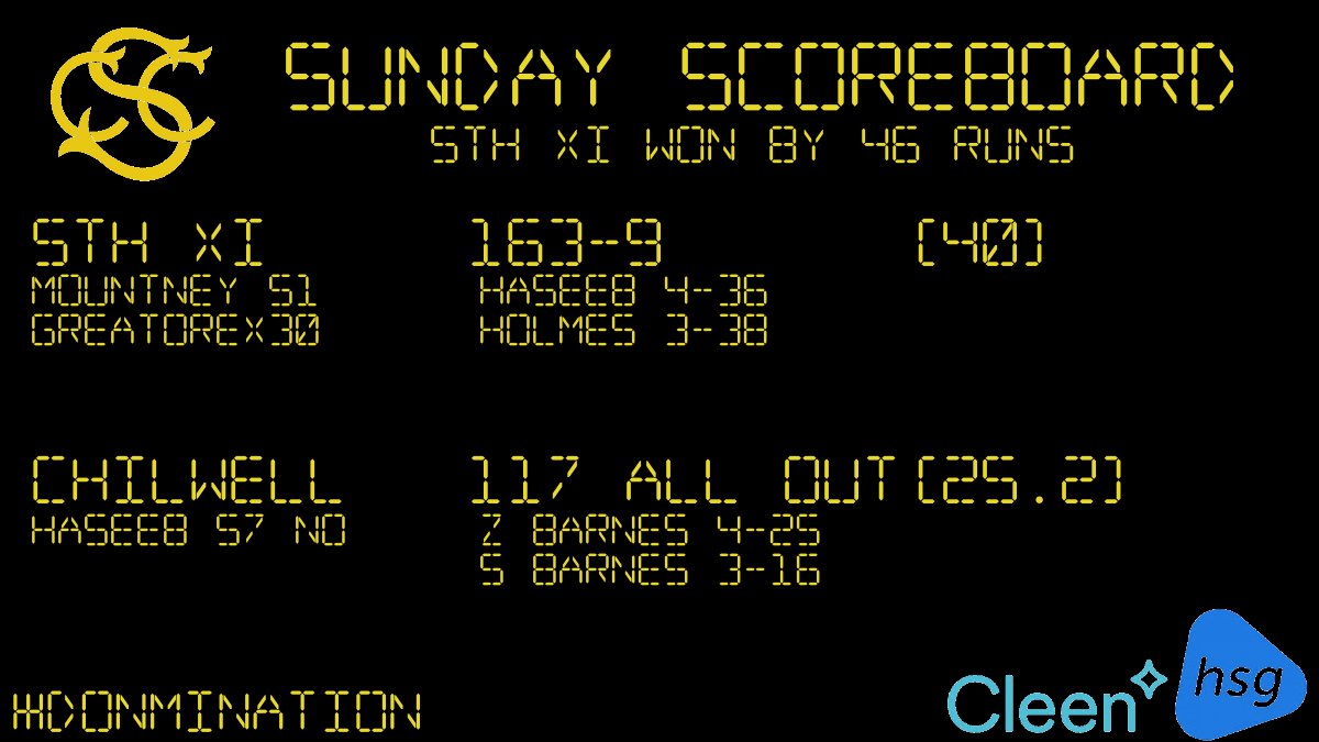 spondoncc's tweet photo. Sunday Scoreboard https://t.co/Dz2zApXCH9