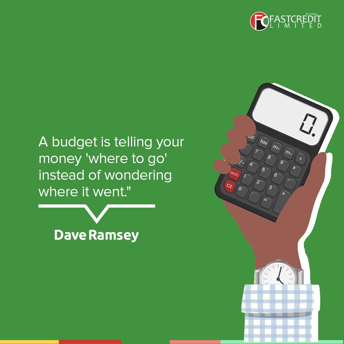 Fastcreditng's tweet photo. A budget is telling your money 'where to go' instead of wondering where it went."
- Dave Ramsey

#mondaymotivation https://t.co/Goxt0q60VO