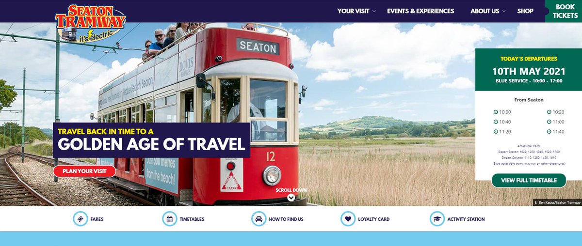 SeatonTramway's tweet image. Our new website is now live at tram.co.uk 

Take a look!