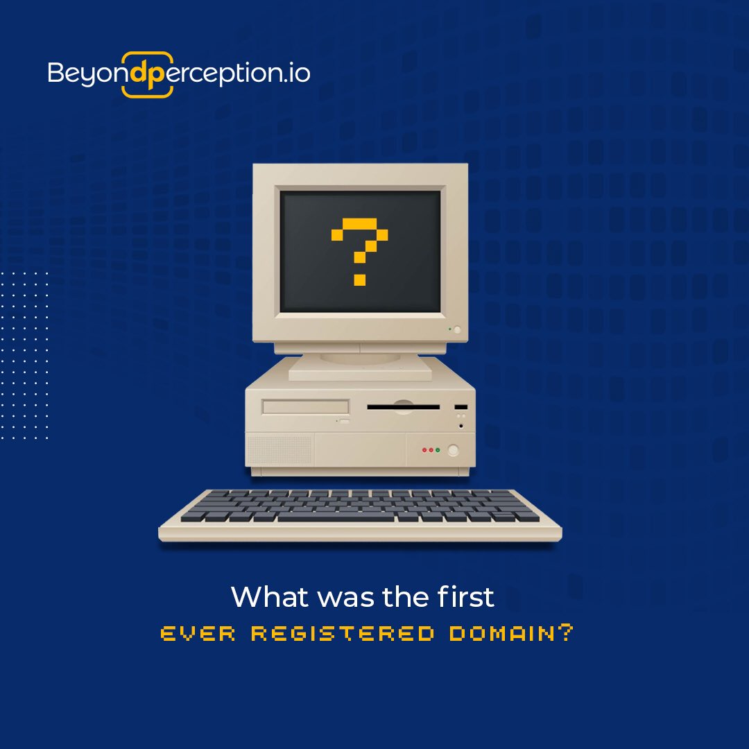 beyondperceptio's tweet photo. Let’s start the new week with #businesstrivia.
On today's #businesstrivia, What was the first ever registered domain?

Share your answer below in the comment section 👇🏽

#beyondperfection #trivia #mondaytrivia #domain #digitalmarketing #digitalexperience #monday https://t.co/mxFZoWF1Kc