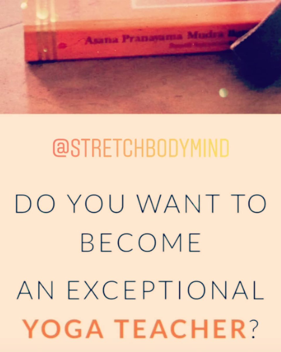 StretchBodyMind's tweet photo. For the ultimate freedom and flexibility I am now offering Yoga Teacher Training online on a 1:1 basis!

You get training on how to teach various styles of hatha yoga (think Sivananda, Ashtanga, Iyengar, Vinyasa Flow and…

📸 https://t.co/5CEVIB10v8 via https://t.co/ith97GB3zC https://t.co/mJe4r9luzC