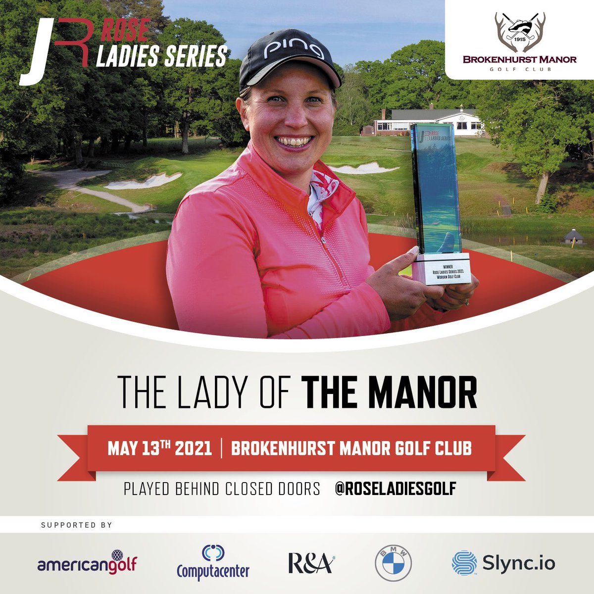 This week is all about The Lady of The Manor <a href="/BrokenhurstGC/">Brokenhurst Manor Golf Club</a> 😍🌹. We return to thank our newest winner, and brainchild of the Rose Ladies Series, <a href="/lizyounggolf/">liz young</a> on her home course. #RoseLadiesSeries <a href="/JustinRose99/">Justin ROSE</a> <a href="/kate_rose99/">Kate Rose</a>