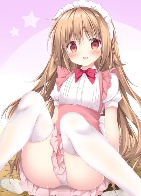 転んじゃいました・・ #メイドの日 