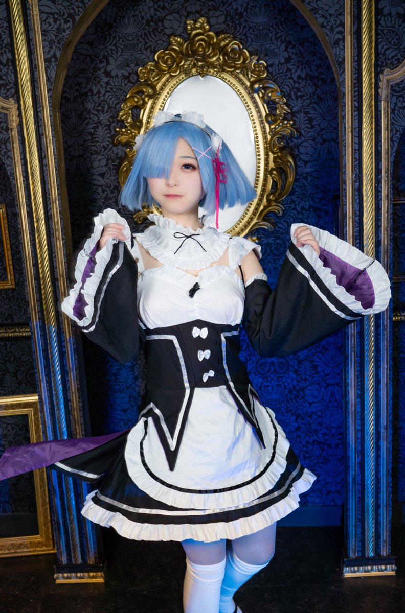 すゆか コスプレ Cosplay リゼロ レム メイドの日 レムコスプレ