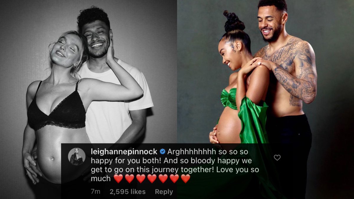 PopCrave's tweet photo. “Arghhhhhhhh so so so happy for you both! And so bloody happy we get to go on this journey together! Love you so much ❤️❤️❤️❤️❤️❤️❤️”

— Leigh-Anne Pinnock congratulates bandmate Perrie Edwards on her pregnancy. https://t.co/iGda00414G