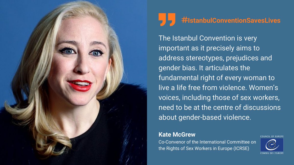 coe's tweet photo. The #IstanbulConvention helps victims of violence against women to speak out, enables professionals to respond appropriately, and instils a sense of trust and hope in women and girls.
Put simply ➡️ #IstanbulConventionSavesLives

Read the testimonies: https://t.co/A5bO0UoZ96 https://t.co/jeumhfY5xN