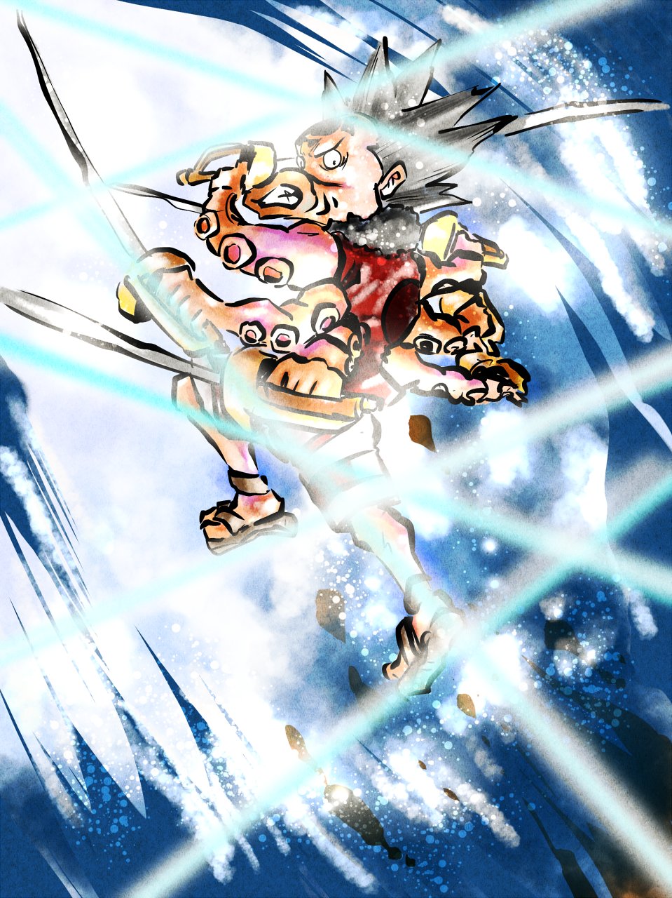 鷲崎りょう 絵で食いたい勢 貴様ら人間など 天地がひっくり返ってもこのオレには勝てねェんだぞォ はっちゃん サクラ海賊団 ワンピース Onepiece はっちゃん 六刀流のハチ タイヨウの海賊団 海上たこ焼き屋タコヤキ8店主 T Co