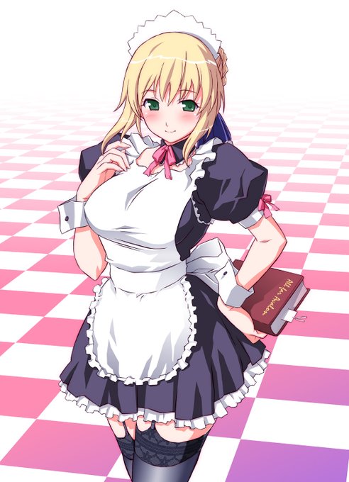 がっつり「メイドさん」って感じの絵は少ないな・・・
 #メイドの日 