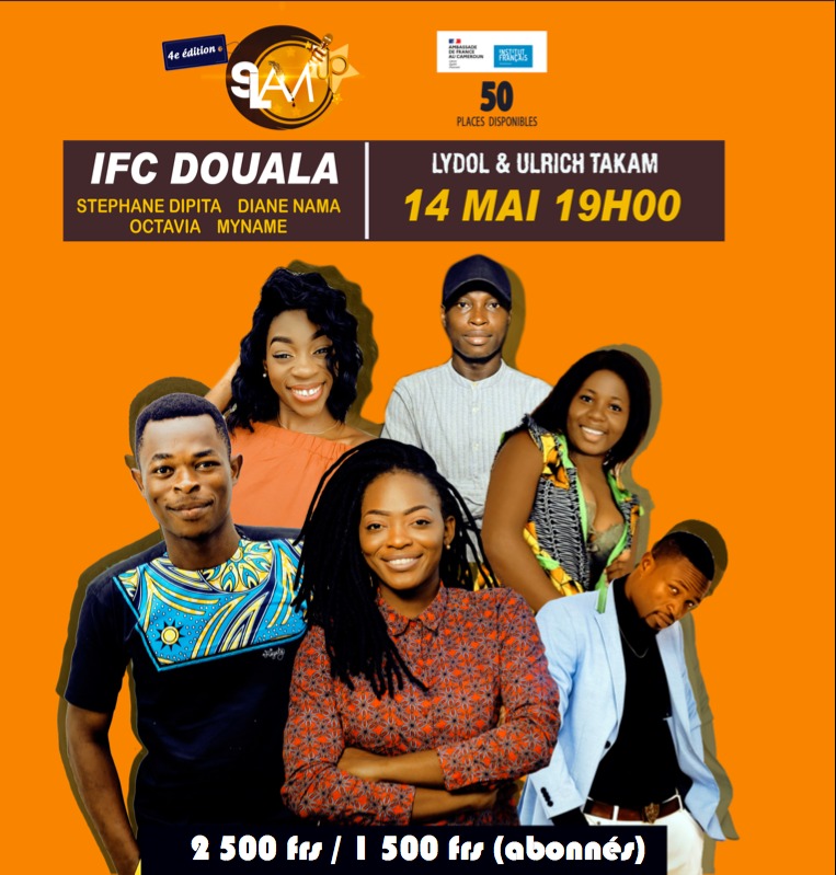 IFCameroun's tweet photo. #DOUALA
#Concert
Nous vous l'avions dit le #SlamUp revient
Pour cette 4ème édition, Ulrich Takam et Lydol LaSlameuse vous proposent un spectacle d'exception ce vendredi 14 mai 2021 à 19h.
Tarifs : 2 500 FCFA/1 500 FCFA
NB : 50 personnes
Réservations : info.dla@ifcameroun.com https://t.co/fKCA57DXbl