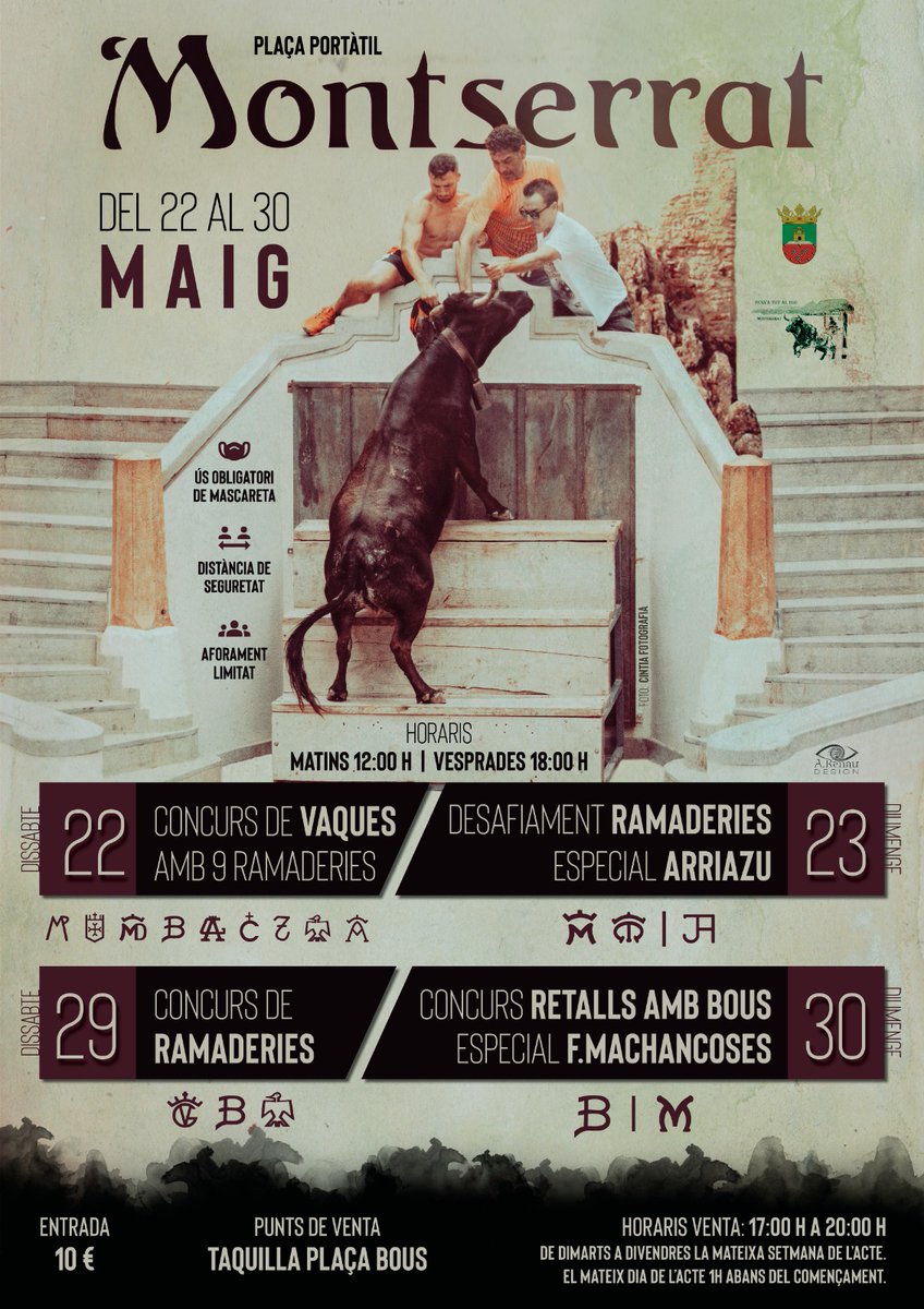 fedbousalcarrer's tweet photo. 💥 Monserrat presenta un cartelazo para los días 22, 23, 29 y 30 de mayo

#LaRutadelBou
#ComunitatValenciana
#CULTURADEBOU https://t.co/CwqQAhLVeb