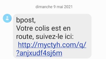 safeonweb_be's tweet photo. Opgepast voor dit verdachte sms'je in naam van bpost. Heb je dit bericht ook gekregen? Als je op de link klikt, wordt er gevraagd om een applicatie te downloaden. Doe dit in geen geval. Er wordt dan een virus op je toestel geïnstalleerd. https://t.co/CSJHvgaYfM https://t.co/x9BCYJo40v