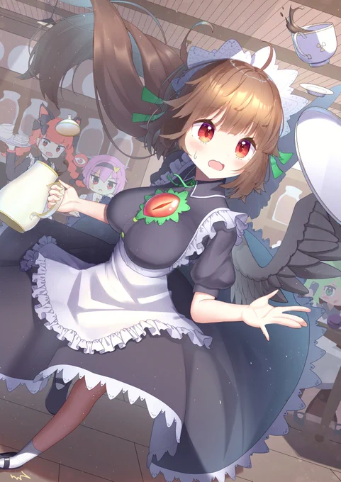 #メイドの日 
メイド喫茶地霊殿! 