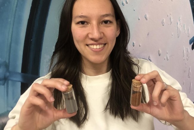 Nice, nice nice! For the second year in a row one of our former trainees has won the TU/e heat of the <a href="/FameLab/">FameLab</a> pitch competition. Congrats Chan Botter! Good luck in the national finals. You can bring the title to @TUeindhoven   bit.ly/3y2nF82