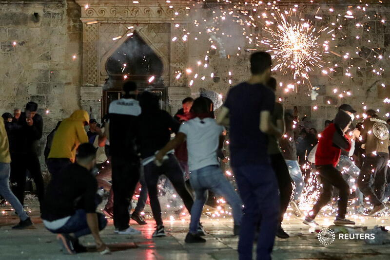 East Jerusalem has seen nightly clashes during the Muslim holy month of Ramadan, with Palestinians pitted against Israeli police and settlers. The issues and the scale of the protests have varied, covering religion, land and politics  https://reut.rs/3ttxiJC  2/5