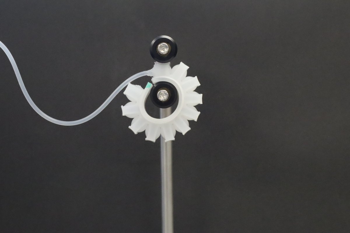 robo_elena's tweet photo. Looking forward to our work on neural networks for soft actuator control funded by @CarnegieUnis. #RoboSoft2021 conference was a great inspiration, looking forward to further inspiration from @icra2021. Thanks @Sorotoolkit for the .stl files for the PneuNet actuator in the pic. https://t.co/ucwTBgM3Qy