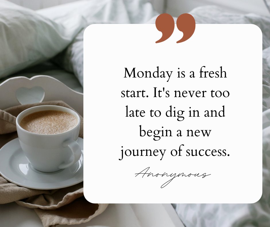 Good Monday morning to you! 🤩

#mondaymotivation