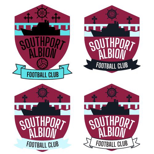 PeacockMedia_'s tweet photo. Proud to have created the new club crest for @AlbionSouthport 

They were initially given 4 concepts, from which they chose their favourite elements to create the final product. 

It features the famous Southport Pier along with hints at maritime history!

#Southport #Grassroots https://t.co/xEizVqthep