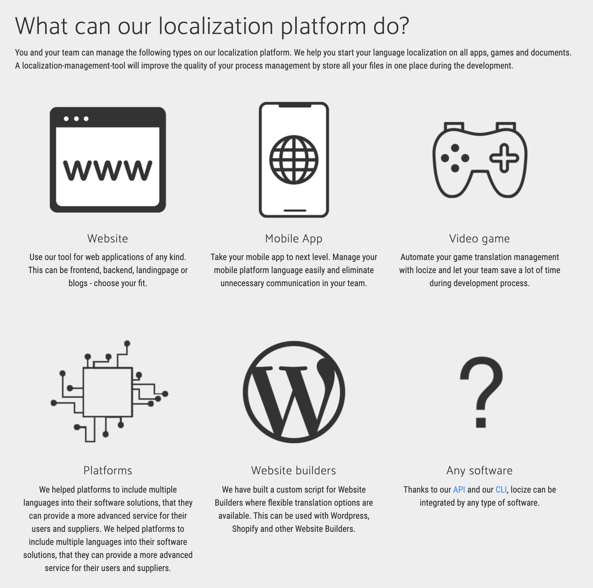 locize's tweet image. What can our localization platform do❓

Find out here ➡️ locize.com

#ContinuousLocalization #deploy #translation #l10n #i18n #internationalization #web #mobile #website #videogame #platform #builders #app #game #cdn #cloud #edge #t9n #language