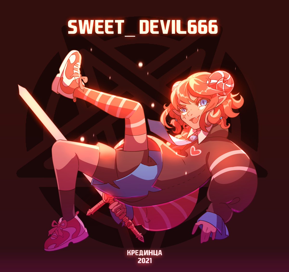 burnedpretzel's tweet photo. Sweet and spicy!
My VK followers created a demon, and I drew her ;3
#digitalart #originalcharacter #MakeADemonOC https://t.co/ItBIwKHwjo