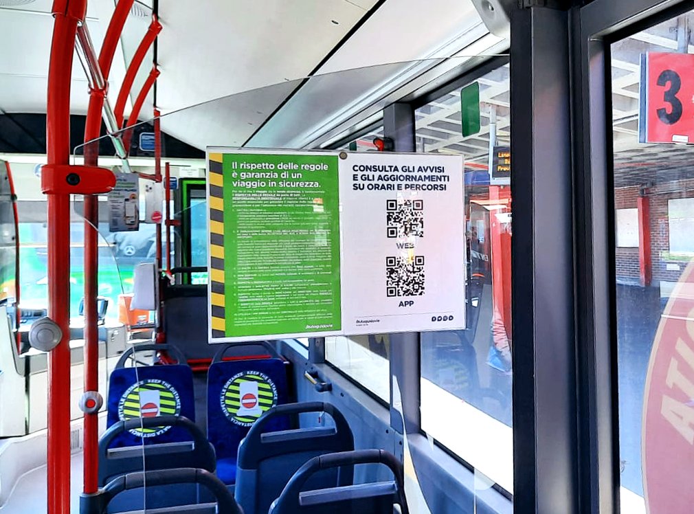 AutoguidoviePV's tweet photo. Come posso controllare gli avvisi relativi al servizio dal mio smartphone? È facile!

1️⃣ Con l'app #Autoguidovie ➡️ https://t.co/Oztc2rcnh3

2️⃣ Direttamente sul nostro sito ➡️  https://t.co/CfhX6VznZm 

3️⃣ Inquadrando i QR Code a bordo dei bus verrete indirizzati su app e sito ⬇️ https://t.co/8ziI4ehRAM