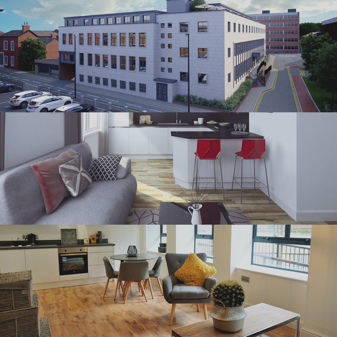 StudioTashkeel's tweet photo. What was once a former police station is now 53 luxury apartments in Stockport Town Centre, thanks to Studio Tashkeel. 

We love a good refurbishment project – they make you reminisce of a different age and appreciate the hard work that the original Architects went through. https://t.co/BQc6KMsi7G