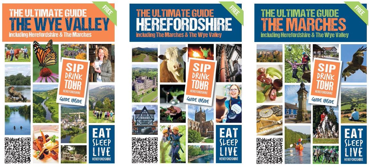 We're so excited to tell you that our latest Ultimate Guides are out now #Herefordshire #TheMarches and #TheWyeValley

They've been flying out across the UK!

You can view a copy here
eatsleepliveherefordshire.co.uk/wp-content/upl…

#eatsleepliveherefordshire #herefordhour #staycationuk #tourism