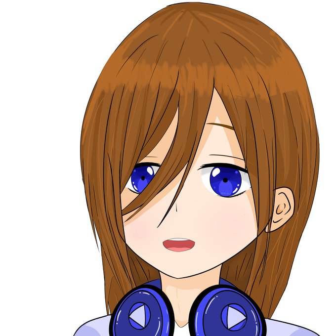 まっちゃこーひー＠ディズニー混雑予想公開中！さんがTwitterに投稿した中野三玖(五等分の花嫁)のイラスト。