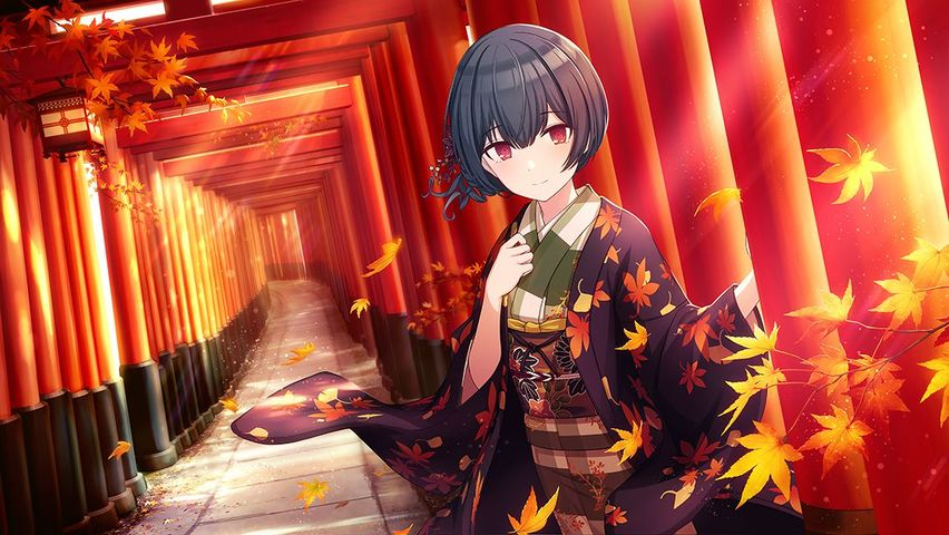 ok i don't want to get started on rinze morino of houkago climax girls but she's the first person i produced in this game and i don't regret every single moment of it did i mention that i love her so m