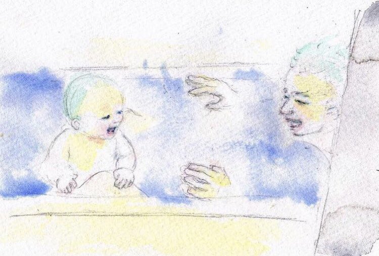 久しぶりに1人でお風呂に入る。昔は気持ちいいと思っていた41度のシャワーが熱かった。ぬるかったはずの38度に慣れていたことに気づく。
#水彩育児日記 