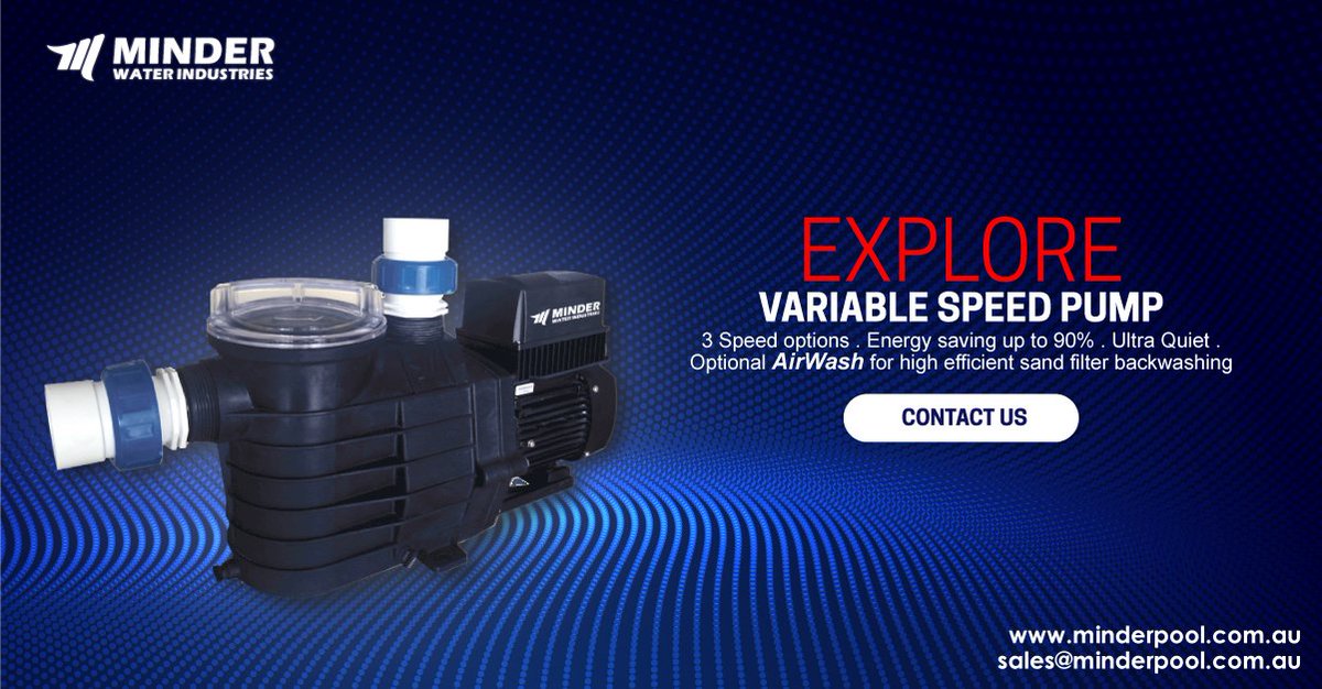 MINDERSPEED - ECO is a variable speed pump with inventor technology. It employs the latest AC bearing technology and equiepped with energy saving motor and variable speed driver. Minderspeed -eco offers lower speed option for energy saving and in-turn reducing noise
