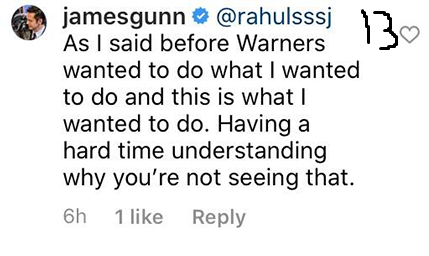 the usual snyderbots being entitled &amp; crying to other dceu directors about their creative choices, directors who barely even have 1 dc movie out all cause they won't give zaddy $500M+ for his 5/6th dc movie

&amp; of course playing dumb when they get a reply

(respek my paint skills)