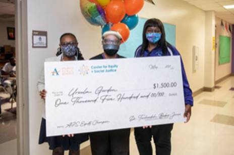 Big Shout Out to Ms. Gordon. She was surprised on Friday by the APS Center for Equity &amp; Social Justice for going above &amp; beyond for her students, often reaching into her own pocket to meet their needs. She’s a true Equity Champion.