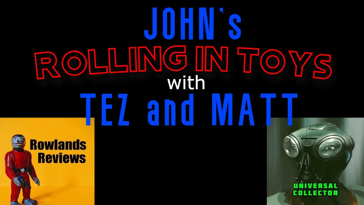 Tonight on the LIVEstream, we got Tez from Rowlands Reviews @Tezmondo74 and Matt from Universal Collector @U_V_Collector!
-John's gna be rolling around in toys with Tez and Matt. heheh.

Watch the crazy happen right here at 5pm EST:
youtu.be/aS-MhzMbUg0