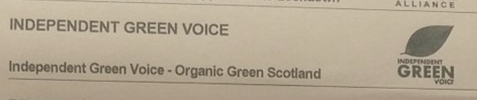 A lot of people have tweeted about this. Here's the ballot paper, plus what their logo looks like when you're not close to it.  https://twitter.com/_Div__/status/1391310925072896000?s=20